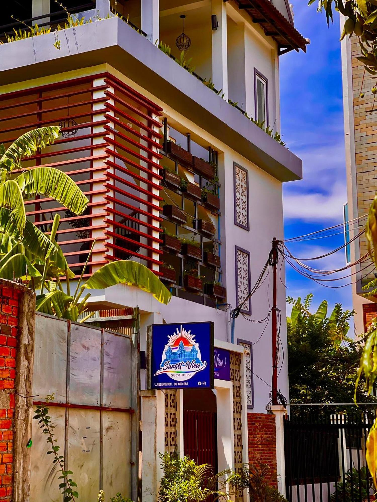 Sunset View Guest House Siem Reap Exterior foto